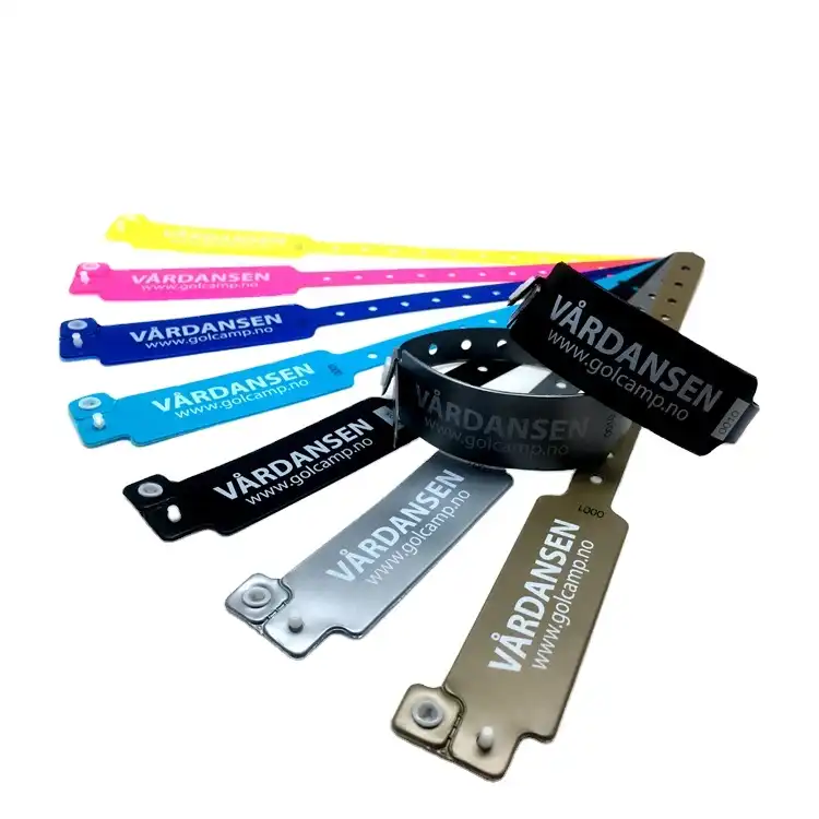 What industries commonly use UHF silicone wristbands for tracking and identification?